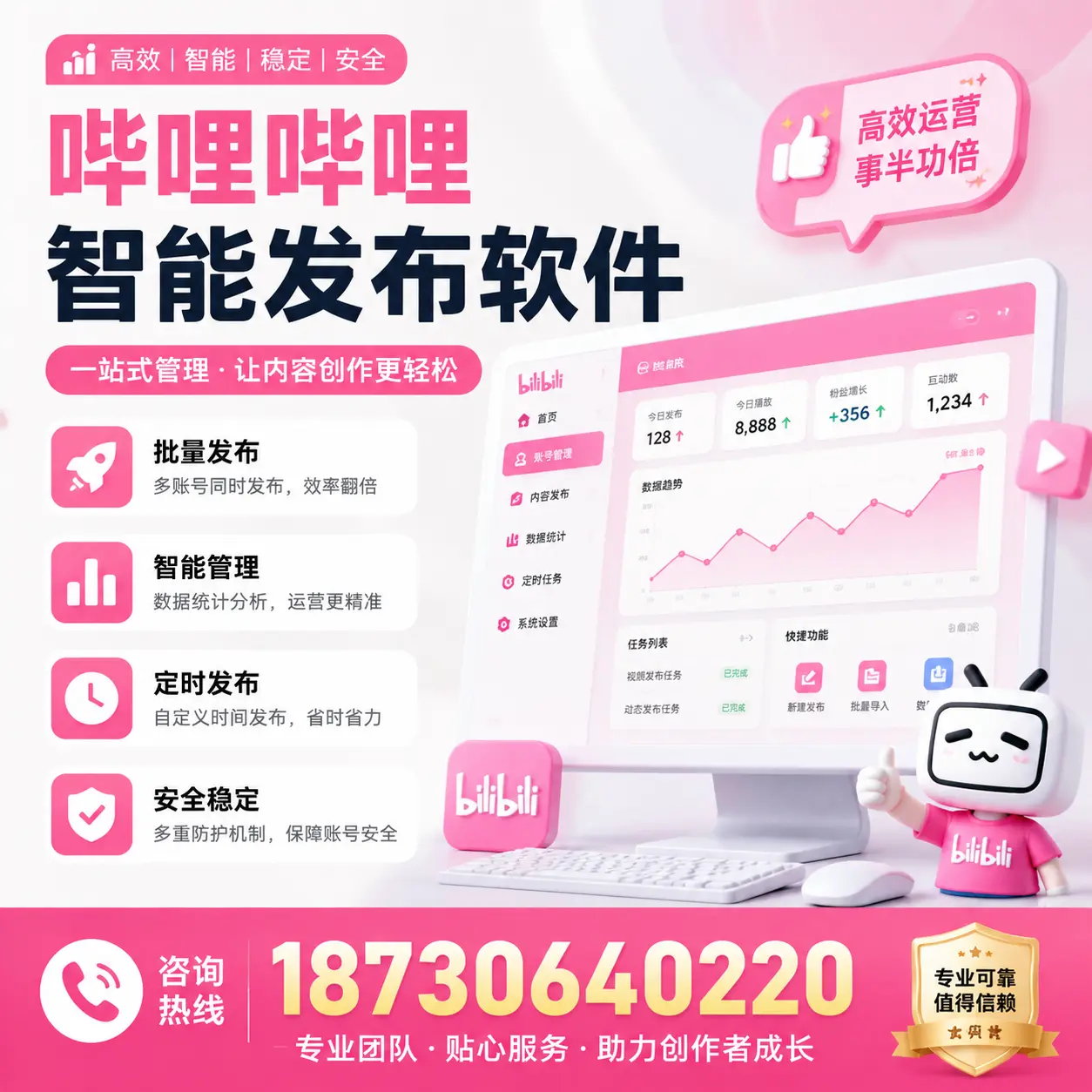 如何评估哔哩哔哩智能发布软件的ROI？随州 企业必读